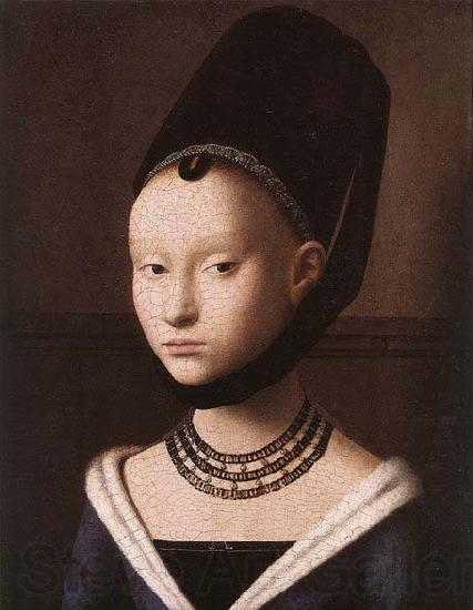 CHRISTUS, Petrus Portrait of a Young Girl after